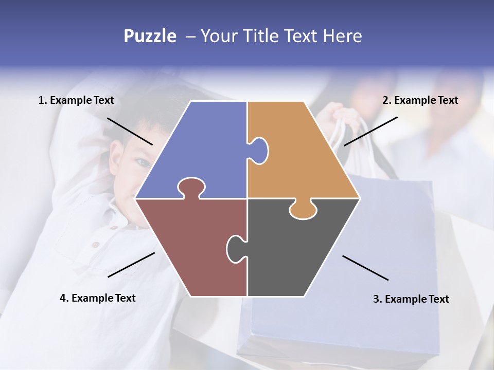 Mom Little Boy Family PowerPoint Template