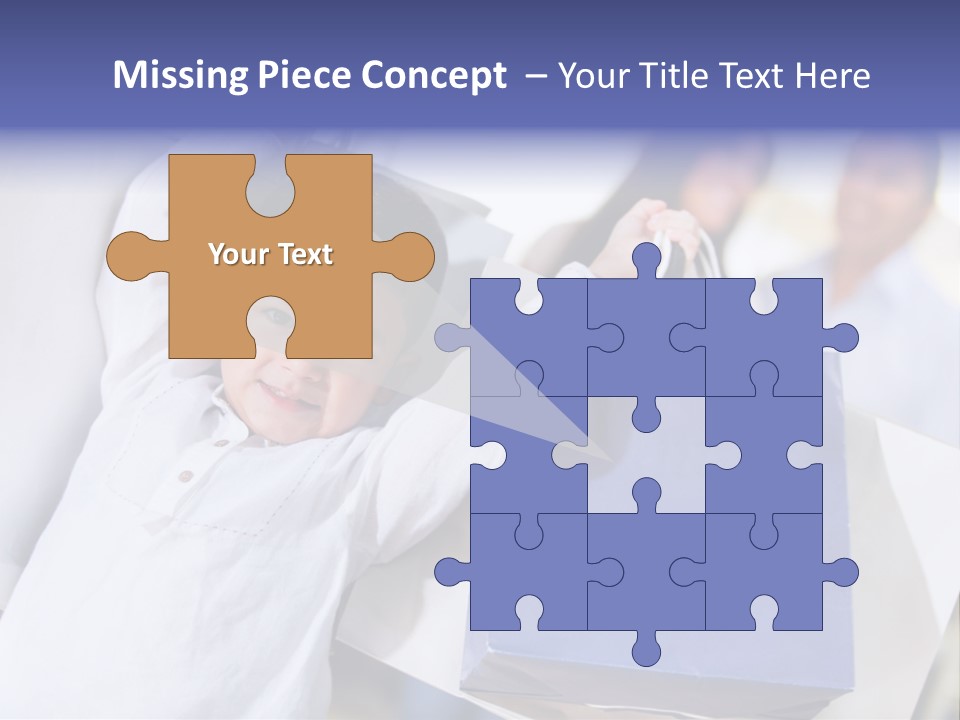 Mom Little Boy Family PowerPoint Template