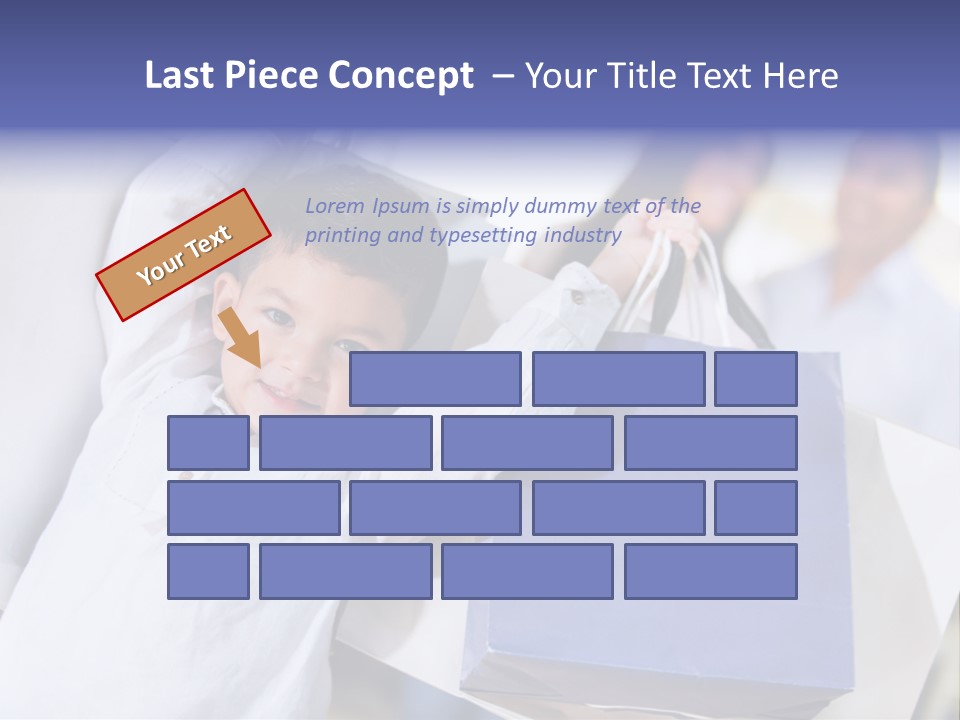 Mom Little Boy Family PowerPoint Template