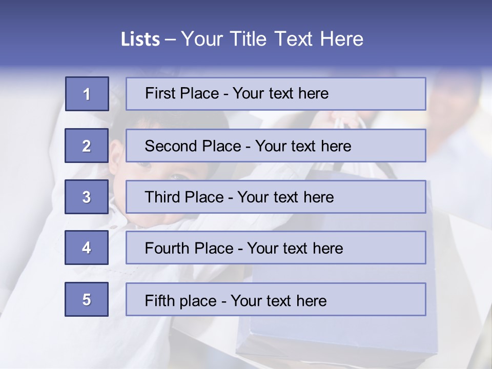 Mom Little Boy Family PowerPoint Template