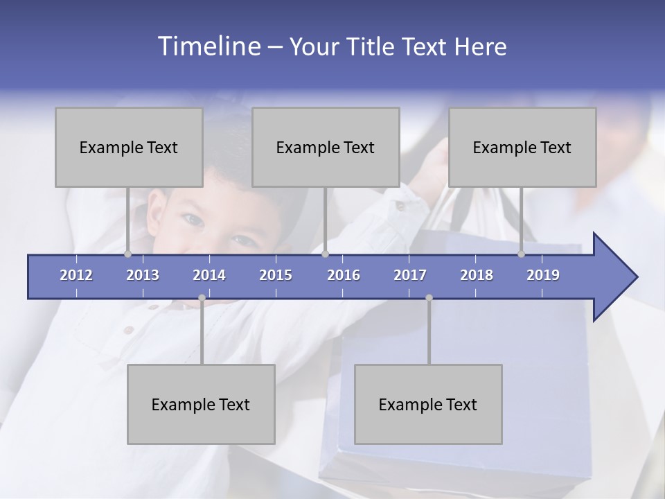 Mom Little Boy Family PowerPoint Template