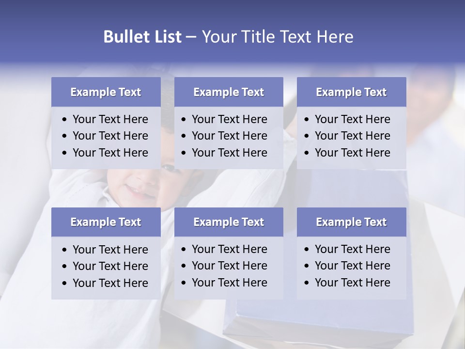 Mom Little Boy Family PowerPoint Template