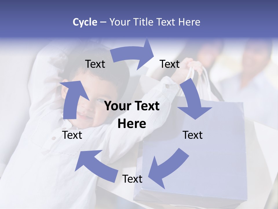 Mom Little Boy Family PowerPoint Template