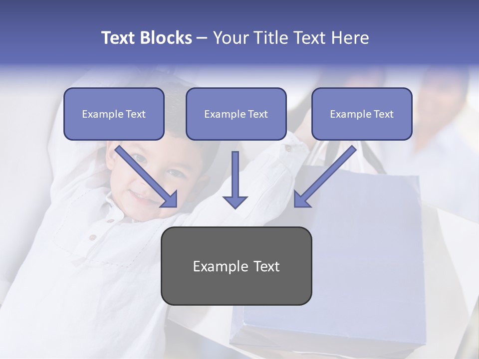 Mom Little Boy Family PowerPoint Template