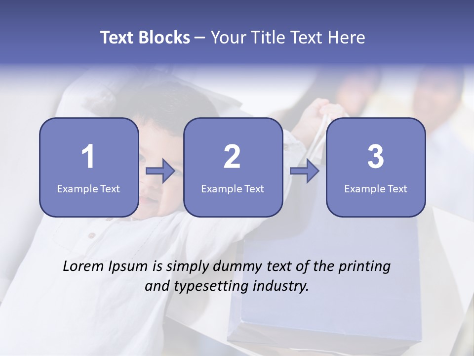 Mom Little Boy Family PowerPoint Template