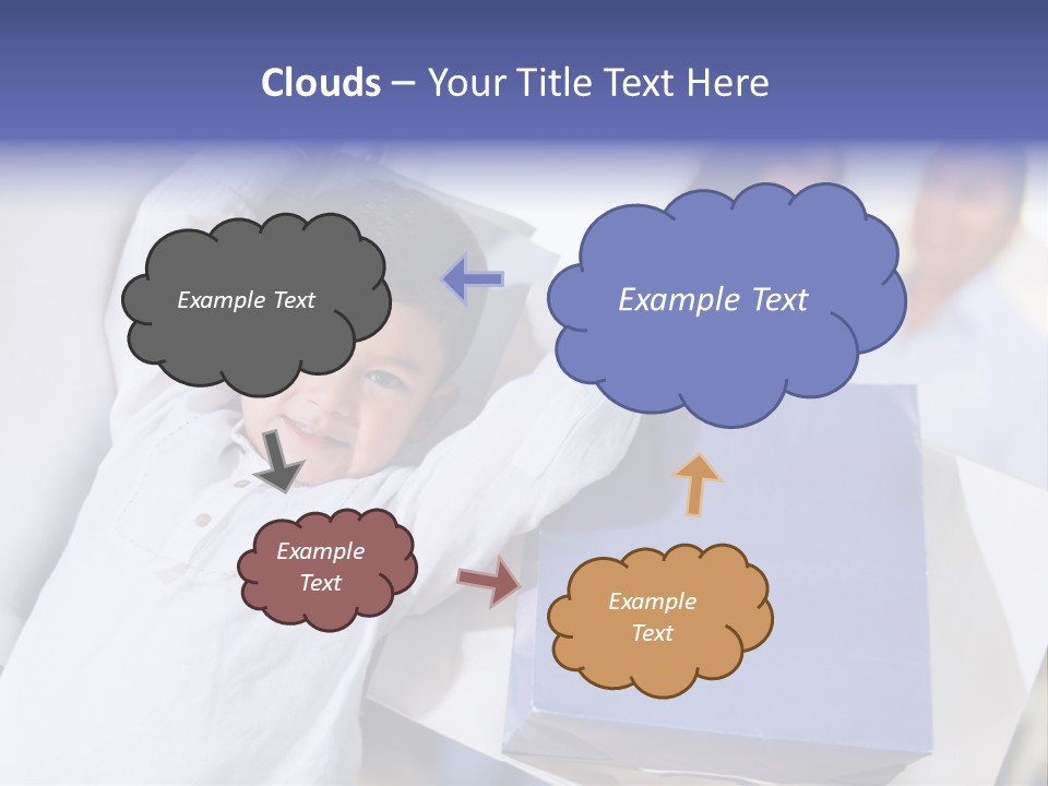 Mom Little Boy Family PowerPoint Template