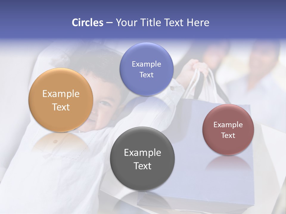 Mom Little Boy Family PowerPoint Template