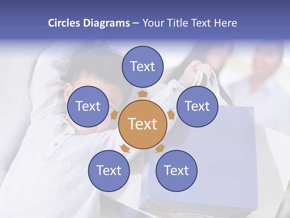 Mom Little Boy Family PowerPoint Template