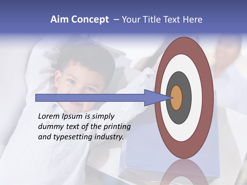 Mom Little Boy Family PowerPoint Template