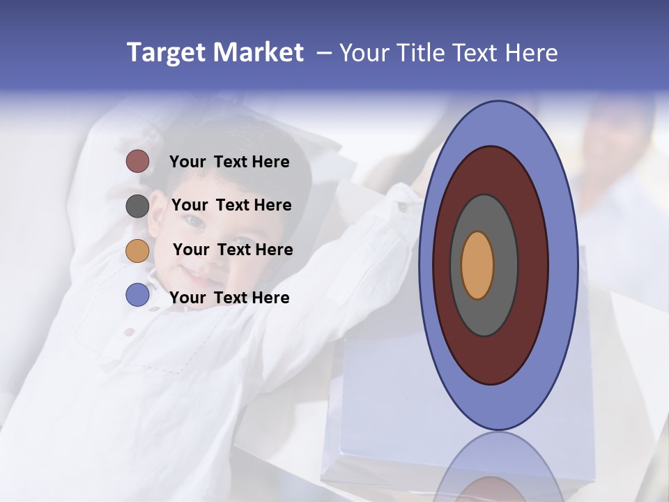 Mom Little Boy Family PowerPoint Template