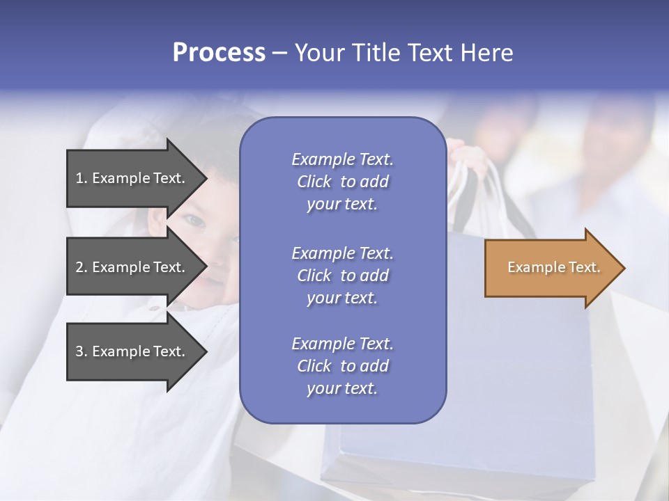 Mom Little Boy Family PowerPoint Template