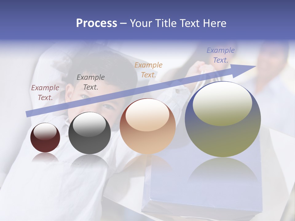 Mom Little Boy Family PowerPoint Template