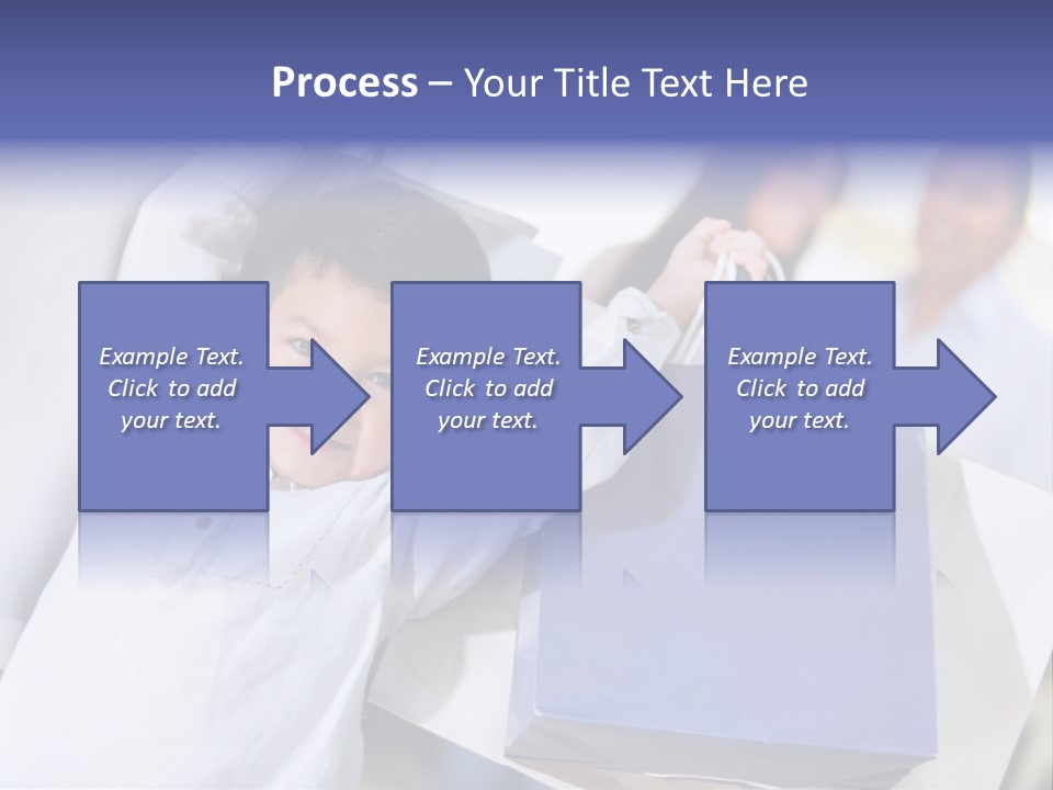 Mom Little Boy Family PowerPoint Template