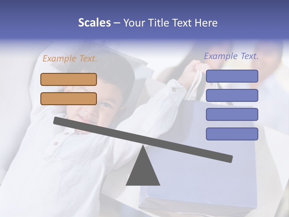 Mom Little Boy Family PowerPoint Template