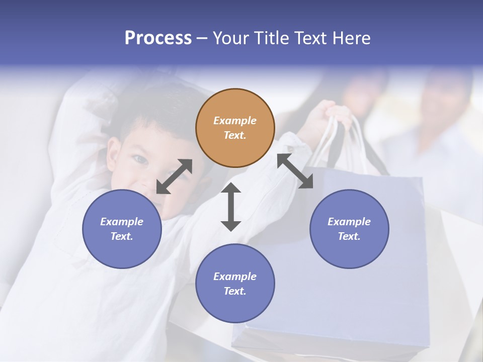 Mom Little Boy Family PowerPoint Template