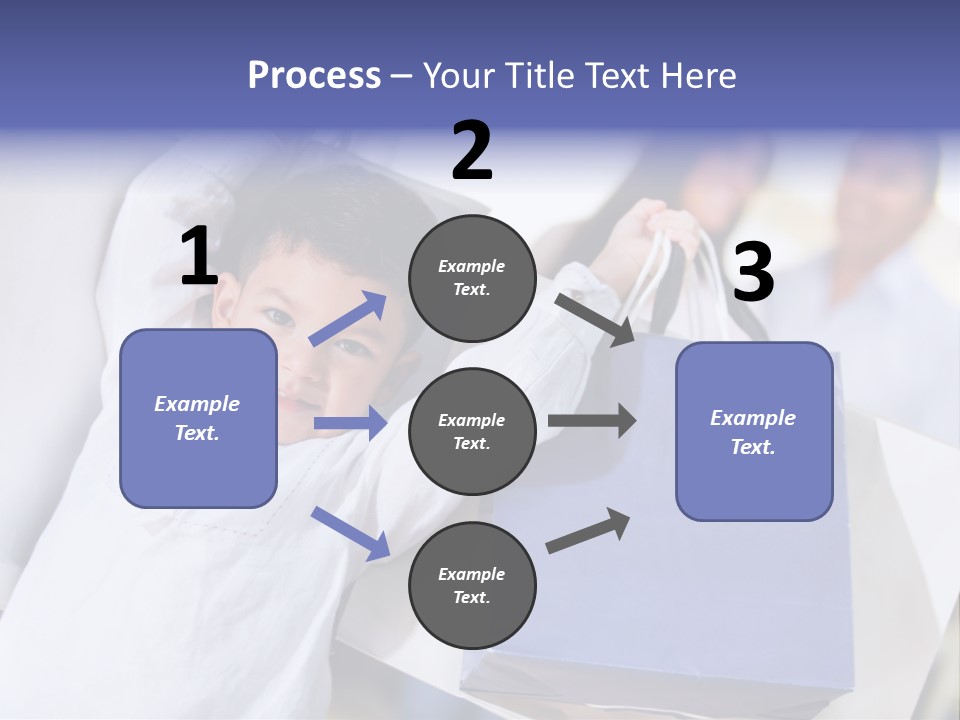 Mom Little Boy Family PowerPoint Template