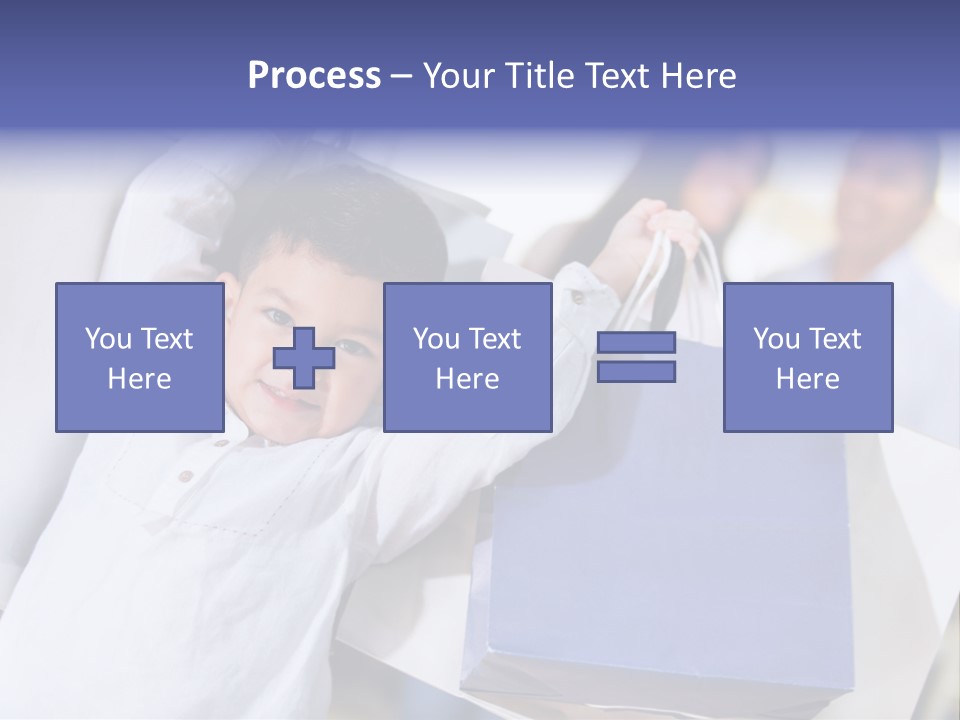 Mom Little Boy Family PowerPoint Template