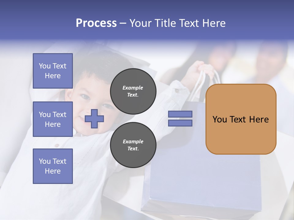 Mom Little Boy Family PowerPoint Template