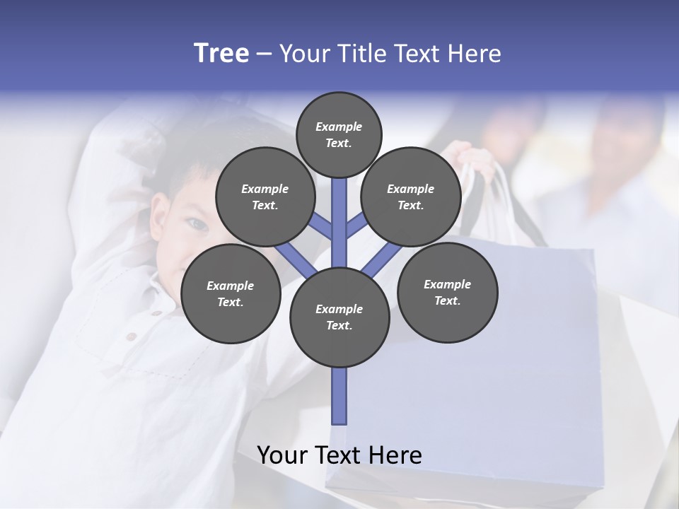 Mom Little Boy Family PowerPoint Template