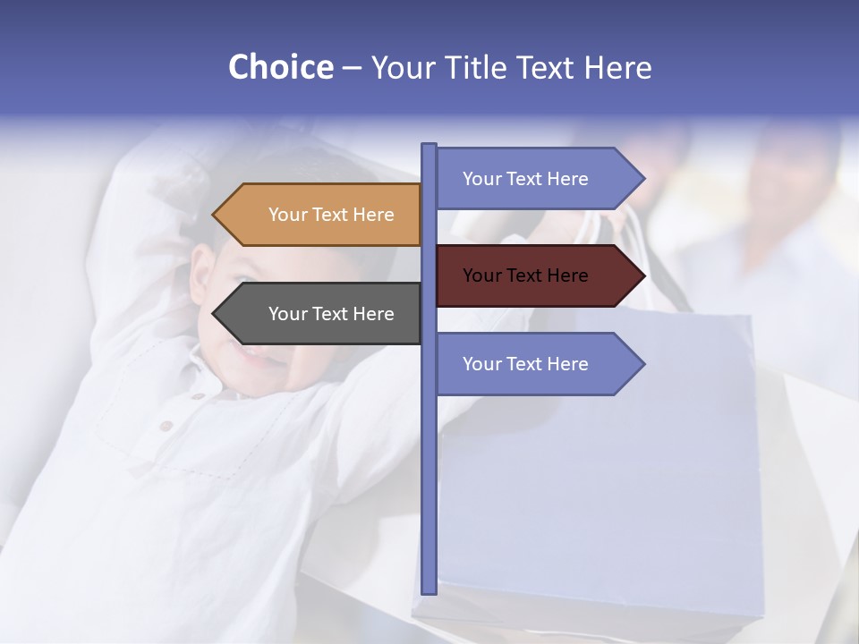 Mom Little Boy Family PowerPoint Template