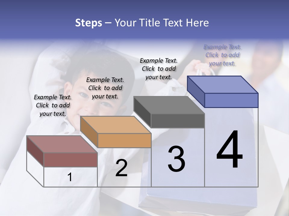 Mom Little Boy Family PowerPoint Template