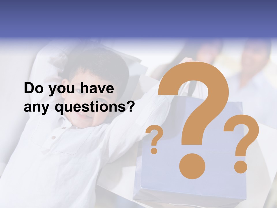 Mom Little Boy Family PowerPoint Template