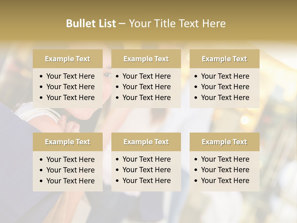 Adorable Son Mom PowerPoint Template