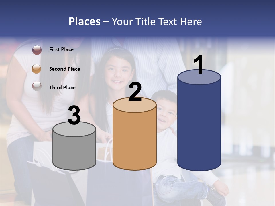 Children Bags Smile PowerPoint Template