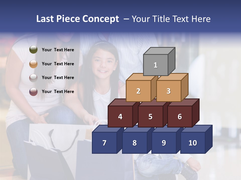 Children Bags Smile PowerPoint Template