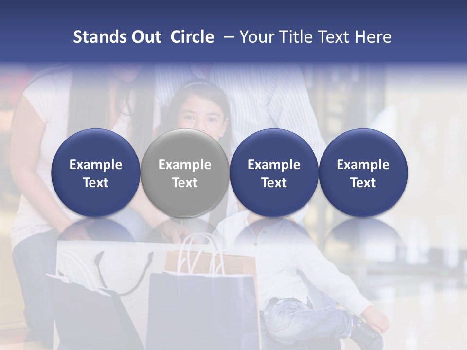 Children Bags Smile PowerPoint Template