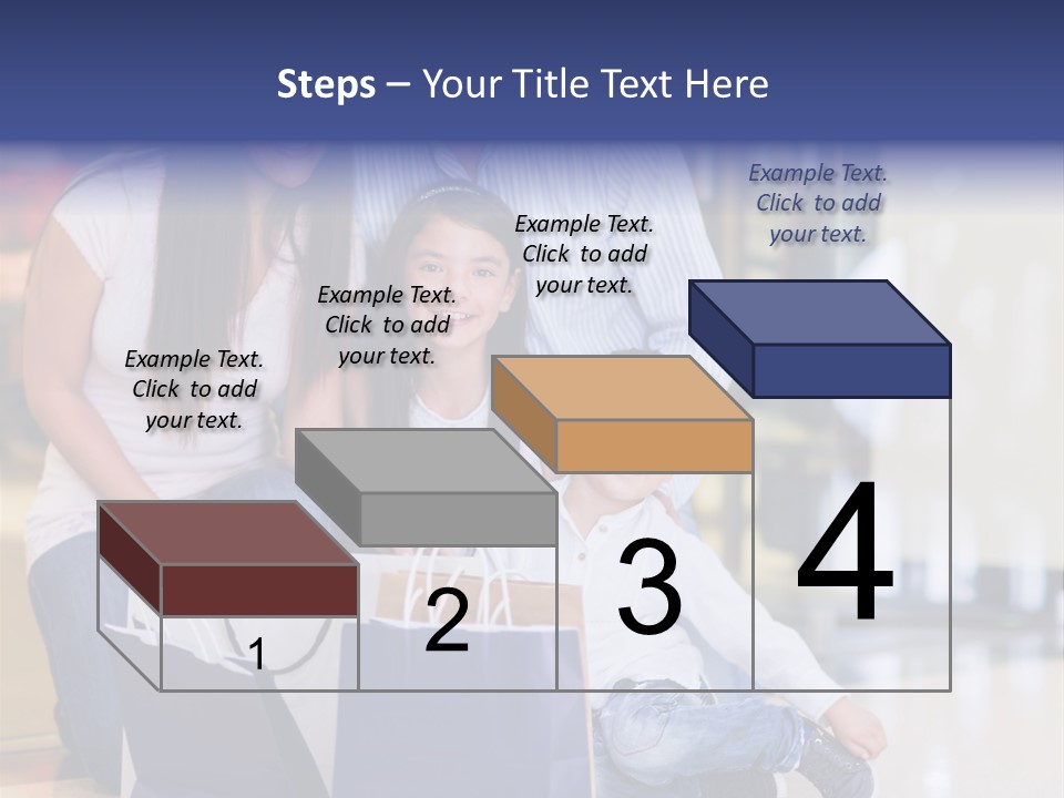 Children Bags Smile PowerPoint Template
