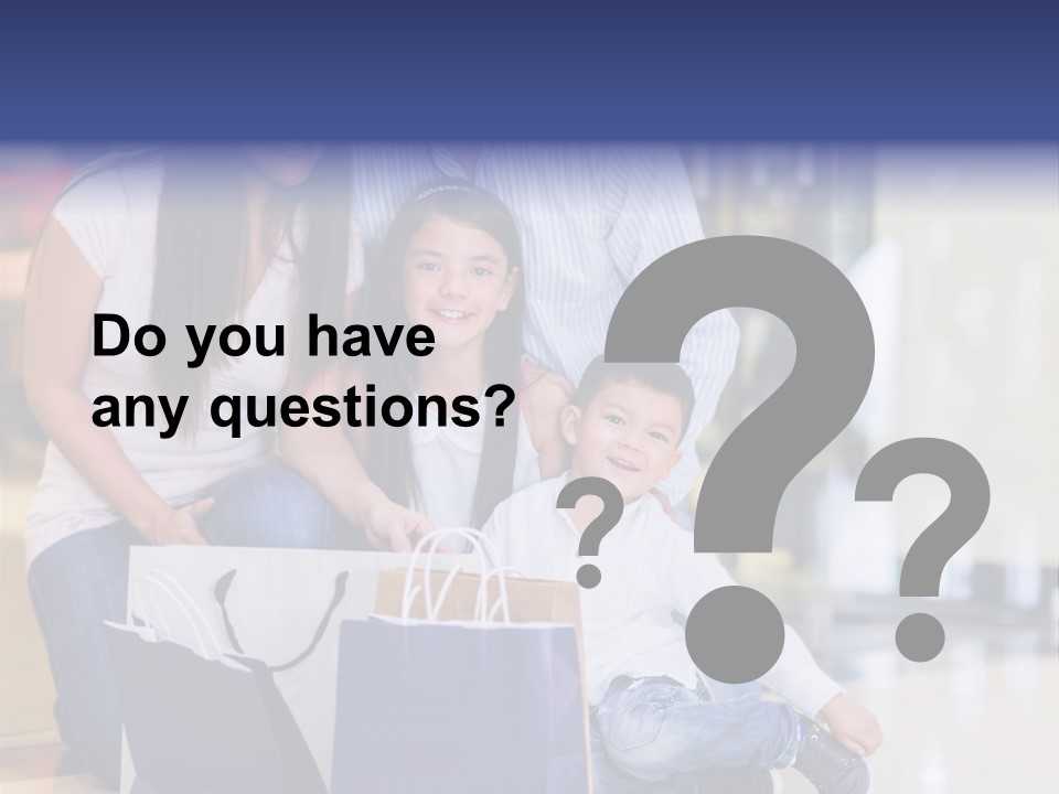 Children Bags Smile PowerPoint Template