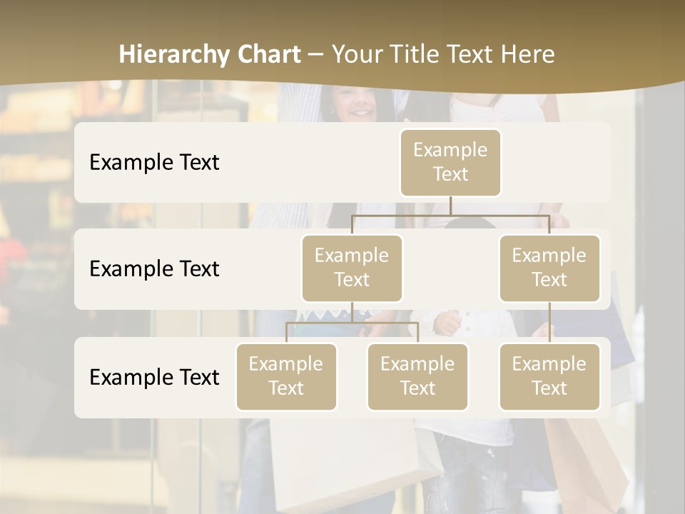 Shopping Happy Smiling PowerPoint Template