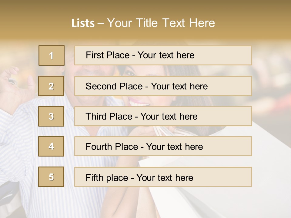 Latin Customers Smile PowerPoint Template