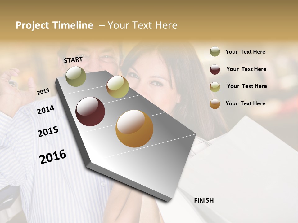 Latin Customers Smile PowerPoint Template