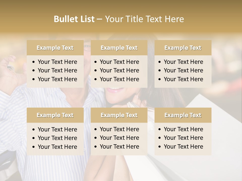 Latin Customers Smile PowerPoint Template