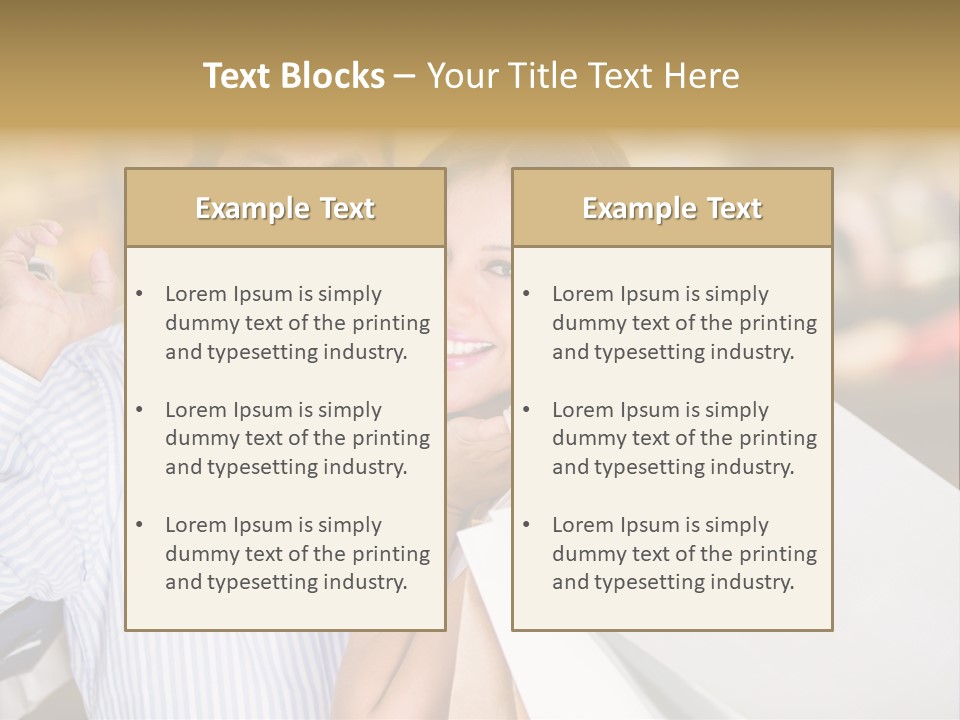 Latin Customers Smile PowerPoint Template