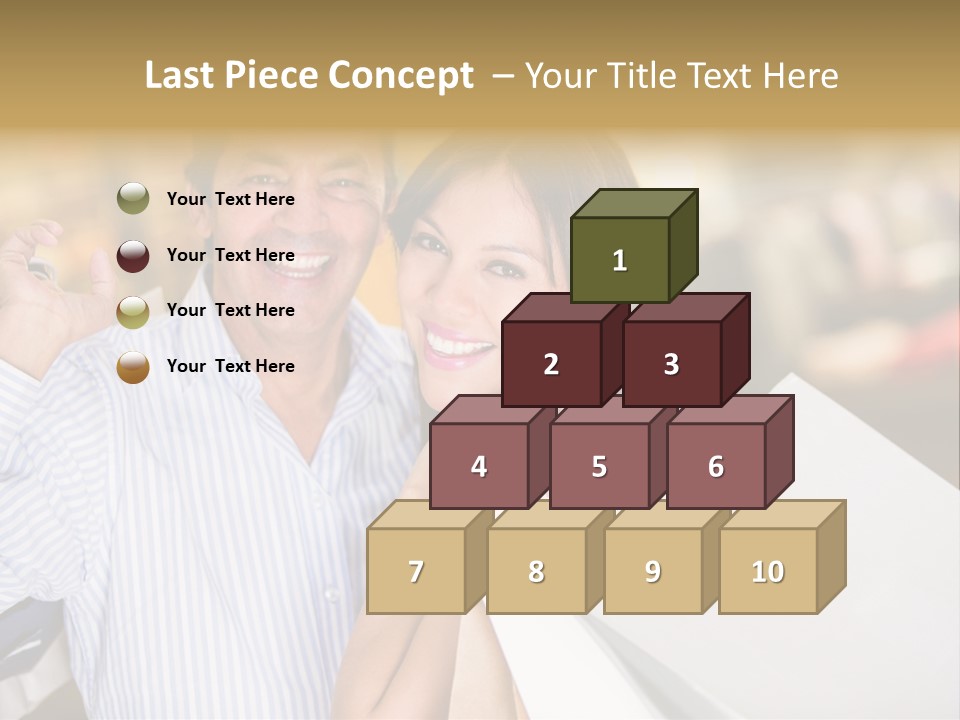 Latin Customers Smile PowerPoint Template