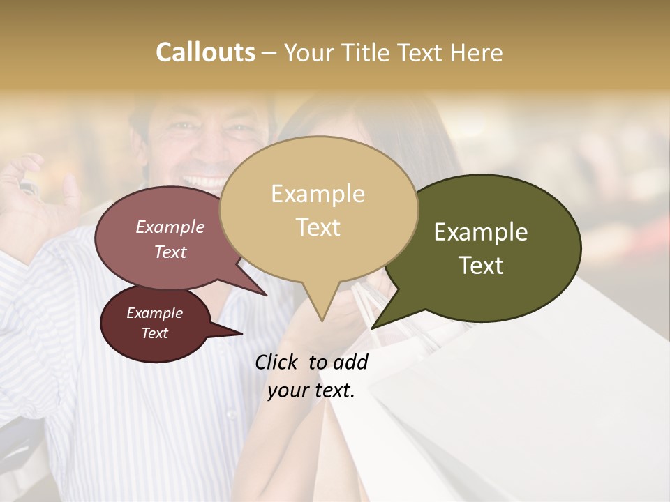 Latin Customers Smile PowerPoint Template