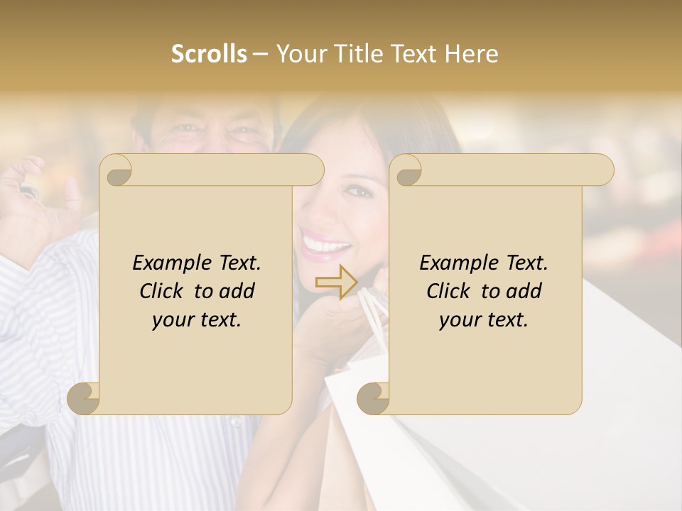 Latin Customers Smile PowerPoint Template