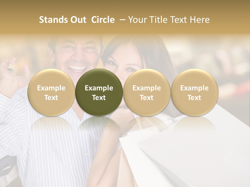 Latin Customers Smile PowerPoint Template