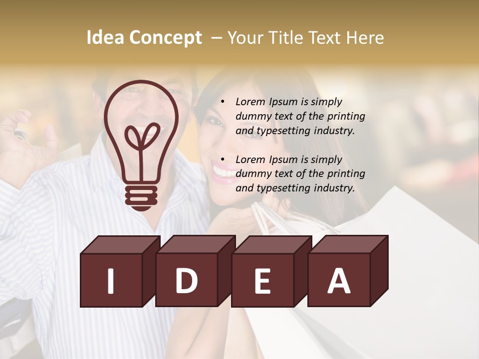 Latin Customers Smile PowerPoint Template