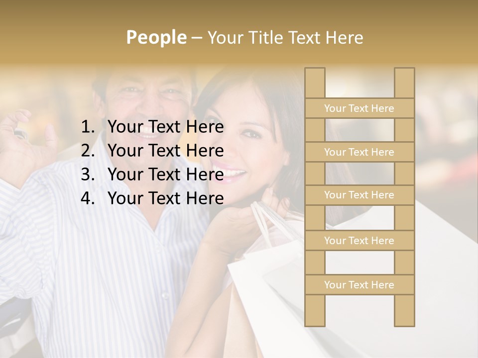 Latin Customers Smile PowerPoint Template
