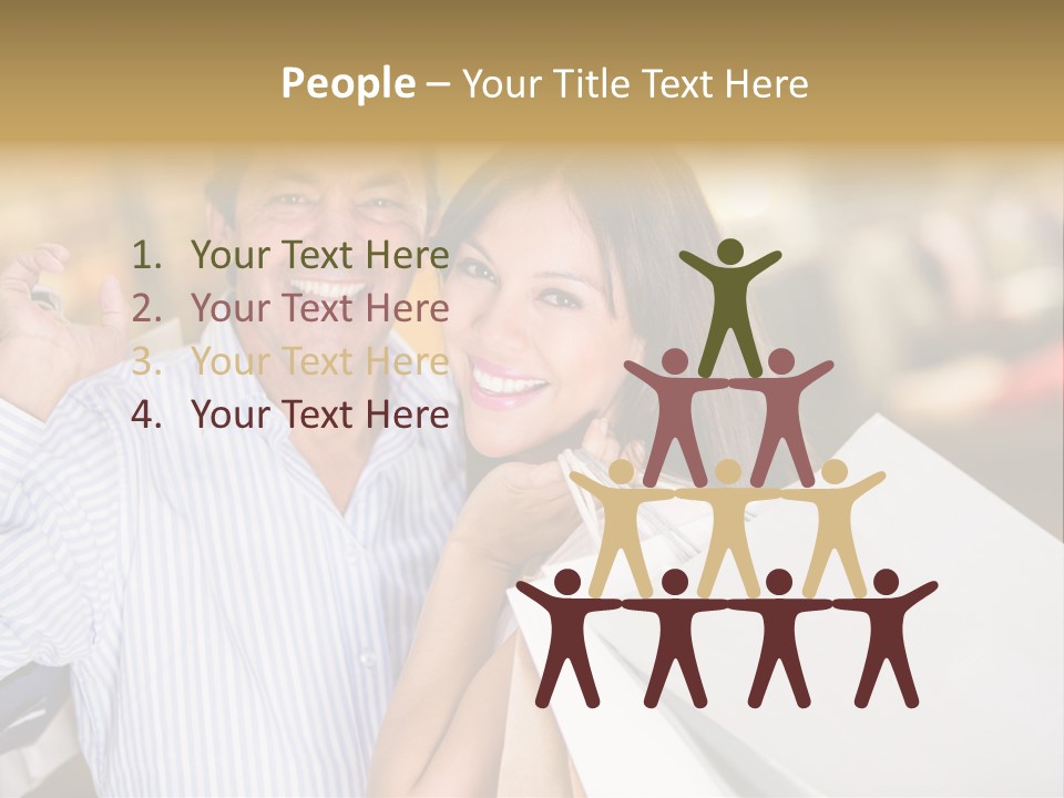 Latin Customers Smile PowerPoint Template
