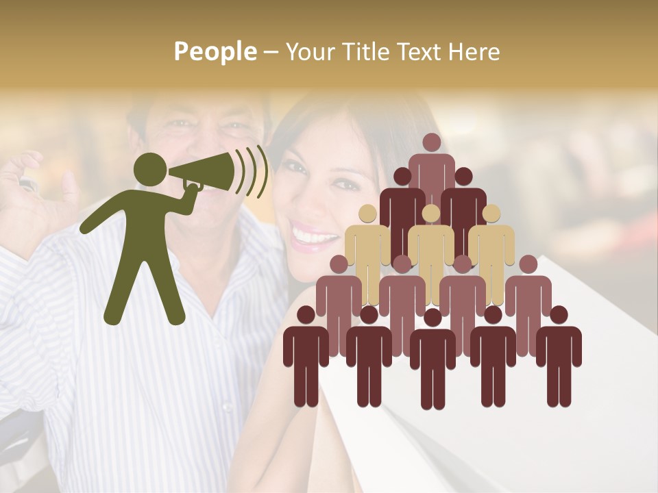 Latin Customers Smile PowerPoint Template