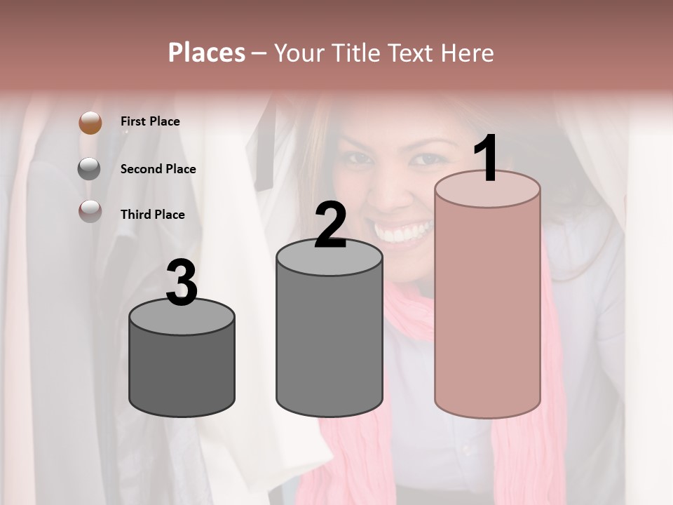 Adult Smile Cheerful PowerPoint Template