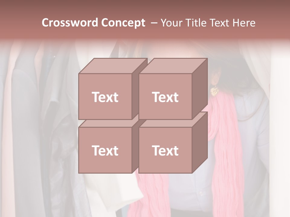 Adult Smile Cheerful PowerPoint Template