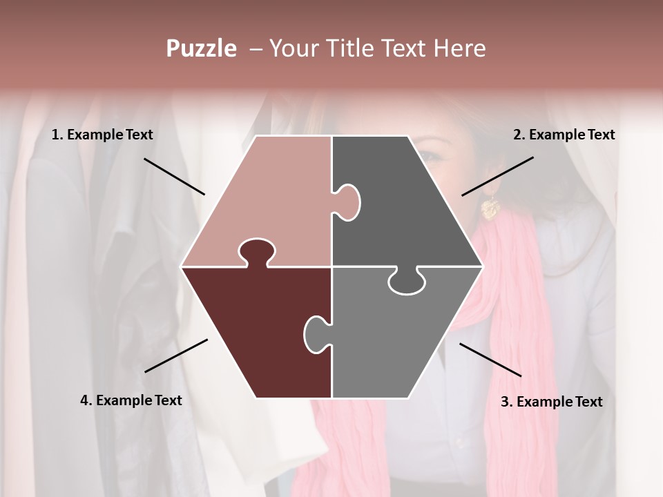 Adult Smile Cheerful PowerPoint Template