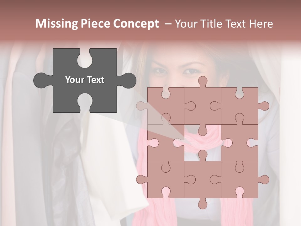 Adult Smile Cheerful PowerPoint Template