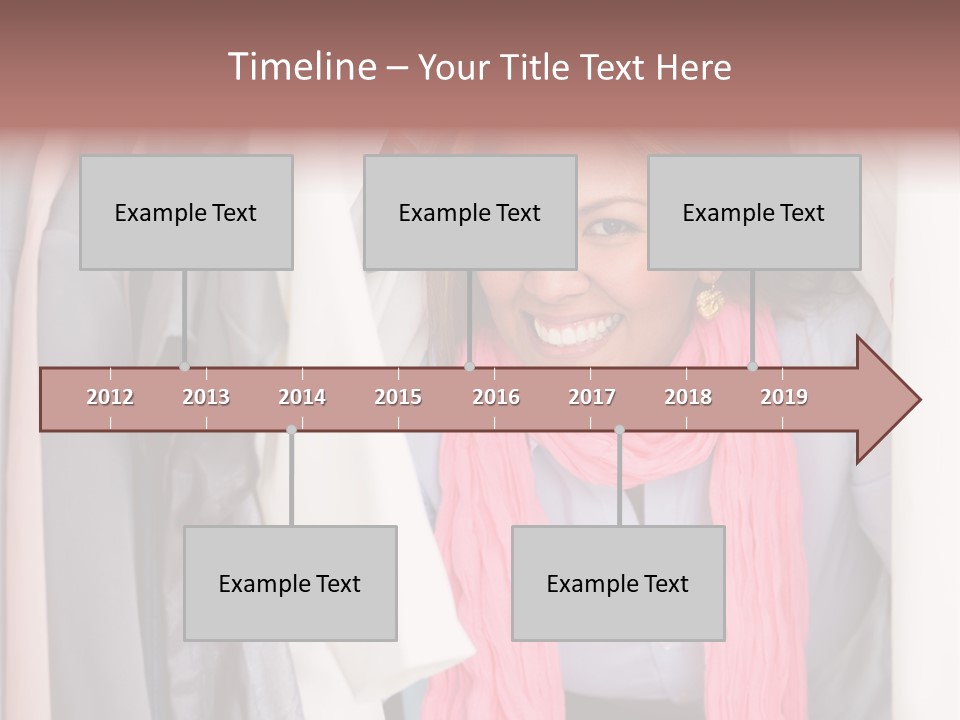Adult Smile Cheerful PowerPoint Template